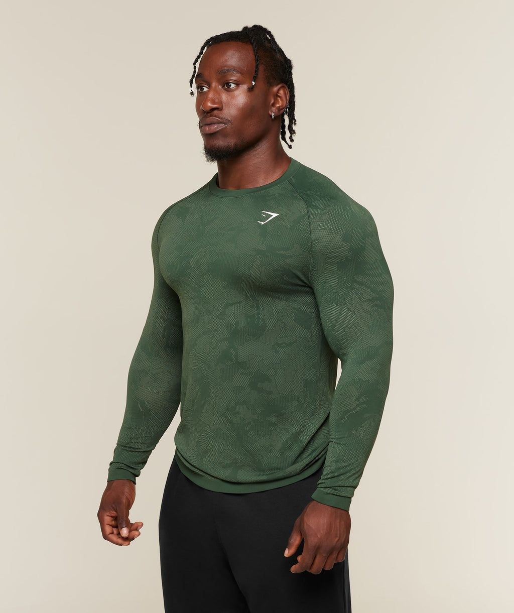 Geo Seamless Long Sleeve Tee