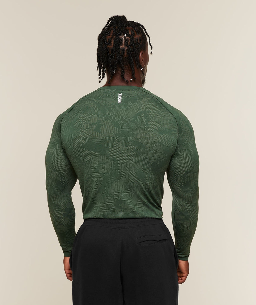 Geo Seamless Long Sleeve Tee