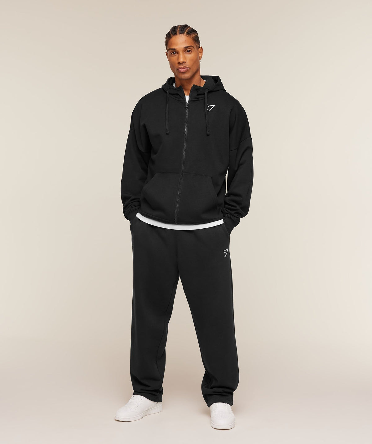 Essential Oversized Zip Up Hoodie