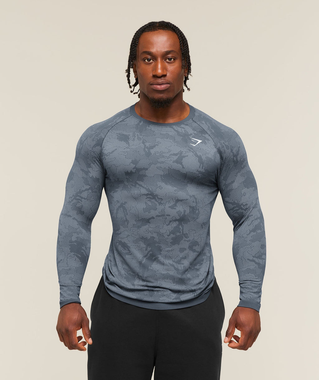 Geo Seamless Long Sleeve Tee