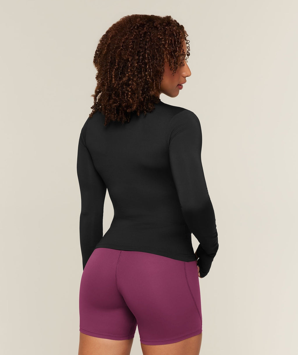 Running High Neck Long Sleeve Top