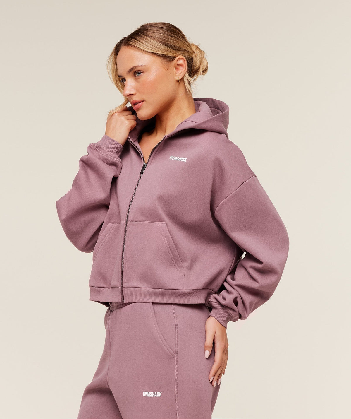 Cosy Luxe Zip Through Hoodie