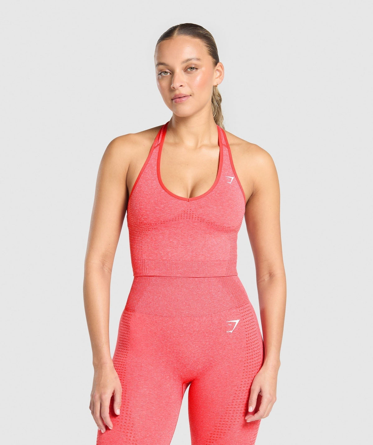 Vital Halter Neck Tank With Shelf
