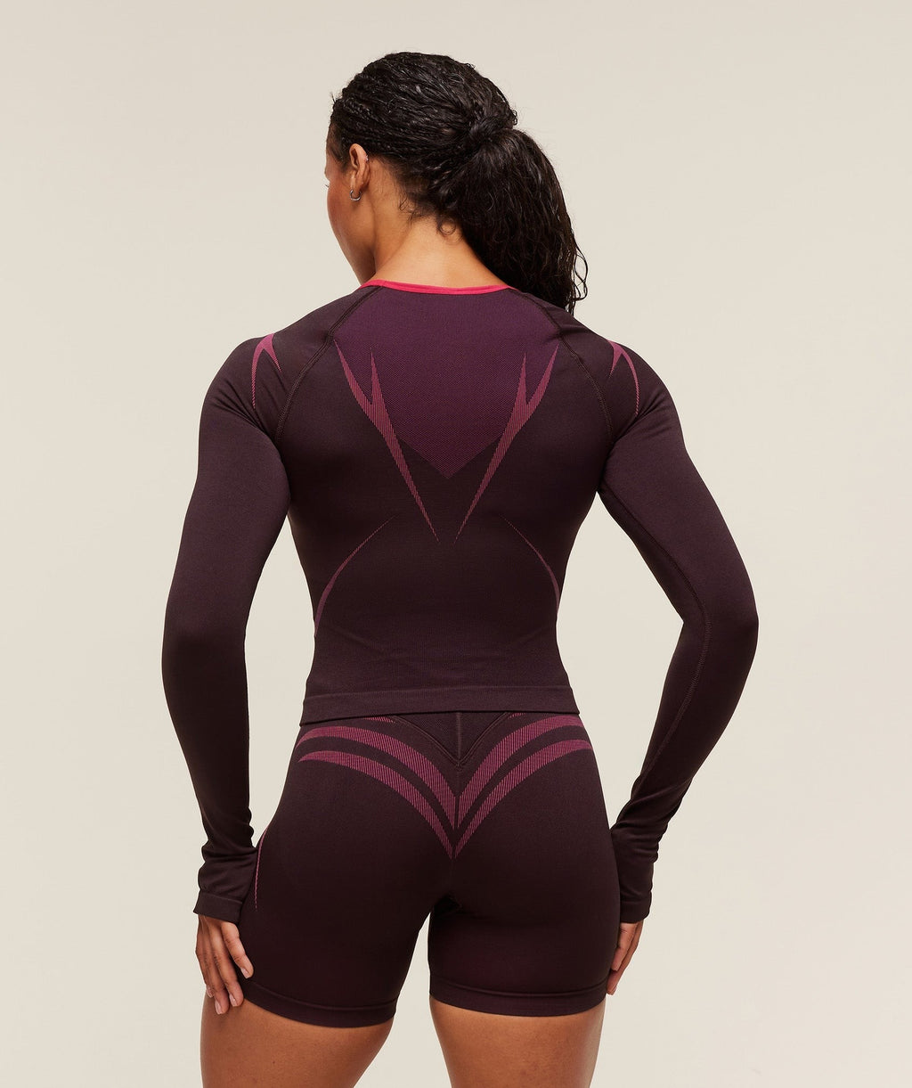 Apex Lift Seamless Long Sleeve Crop Top