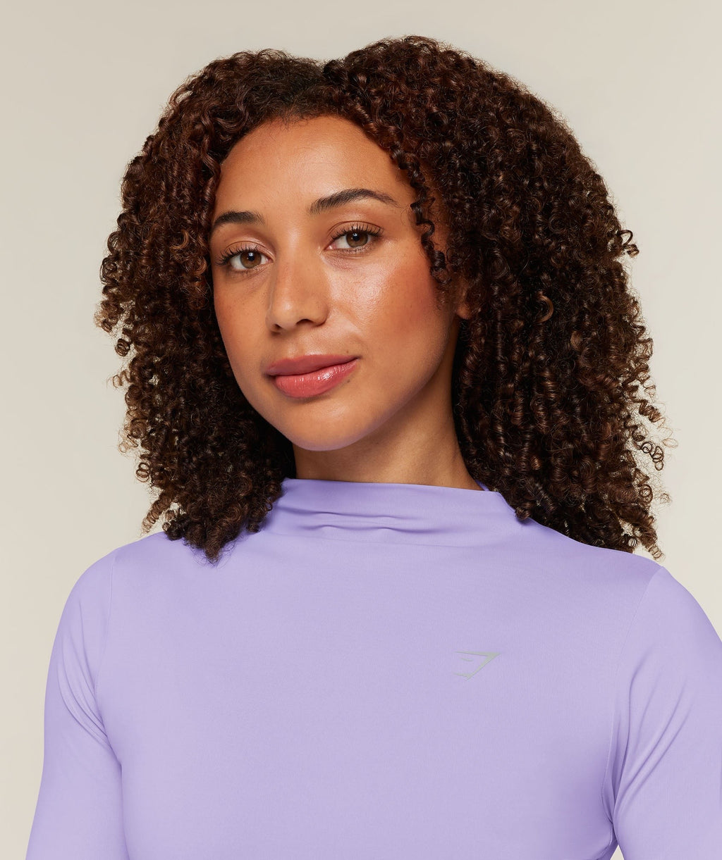 Running High Neck Long Sleeve Top