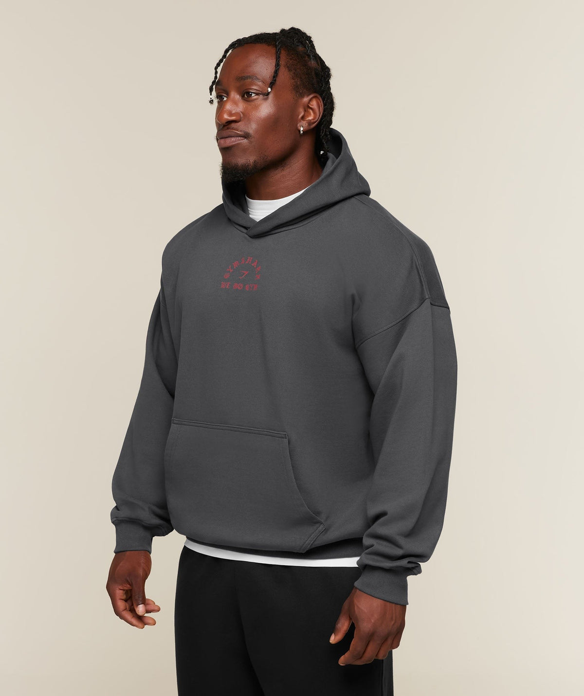 Lifting Statue Graphic Hoodie