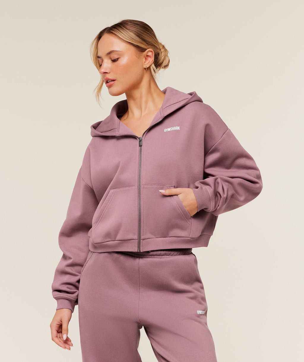 Cosy Luxe Zip Through Hoodie
