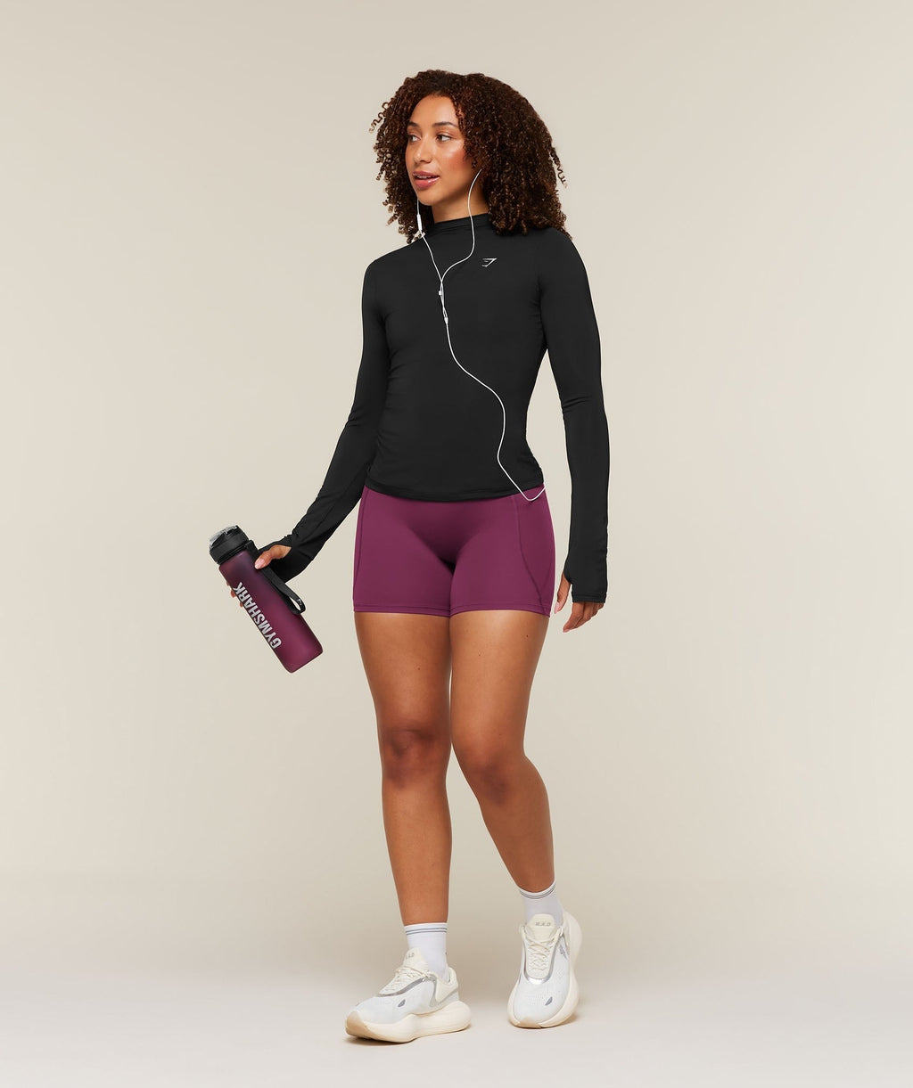 Running High Neck Long Sleeve Top