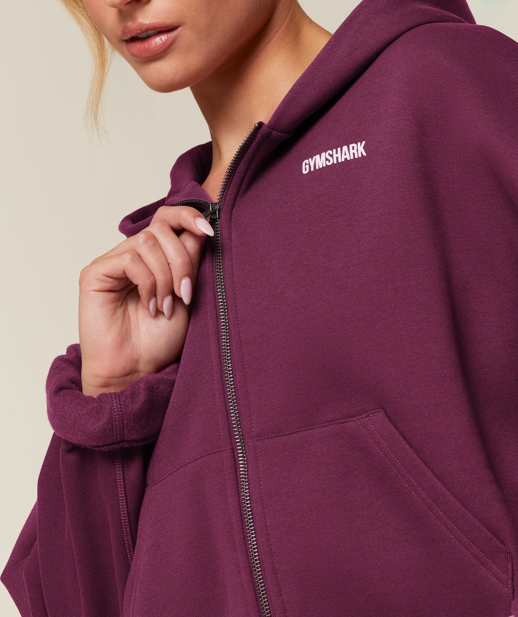 Cosy Luxe Zip Through Hoodie