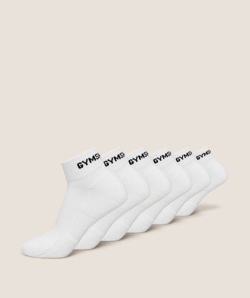 GS Jacquard Quarter Socks 3pk