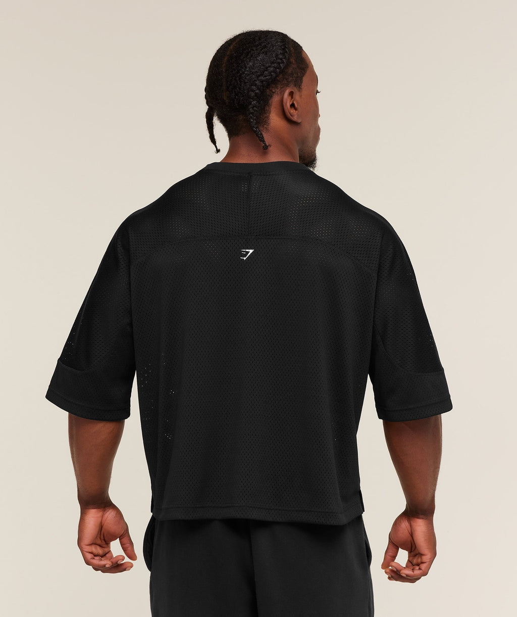 Graphic Mesh Oversized Tee