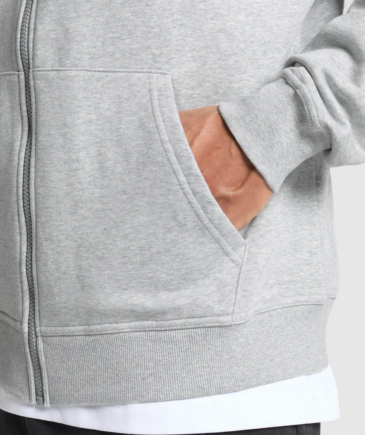 Essential Oversized Zip Up Hoodie