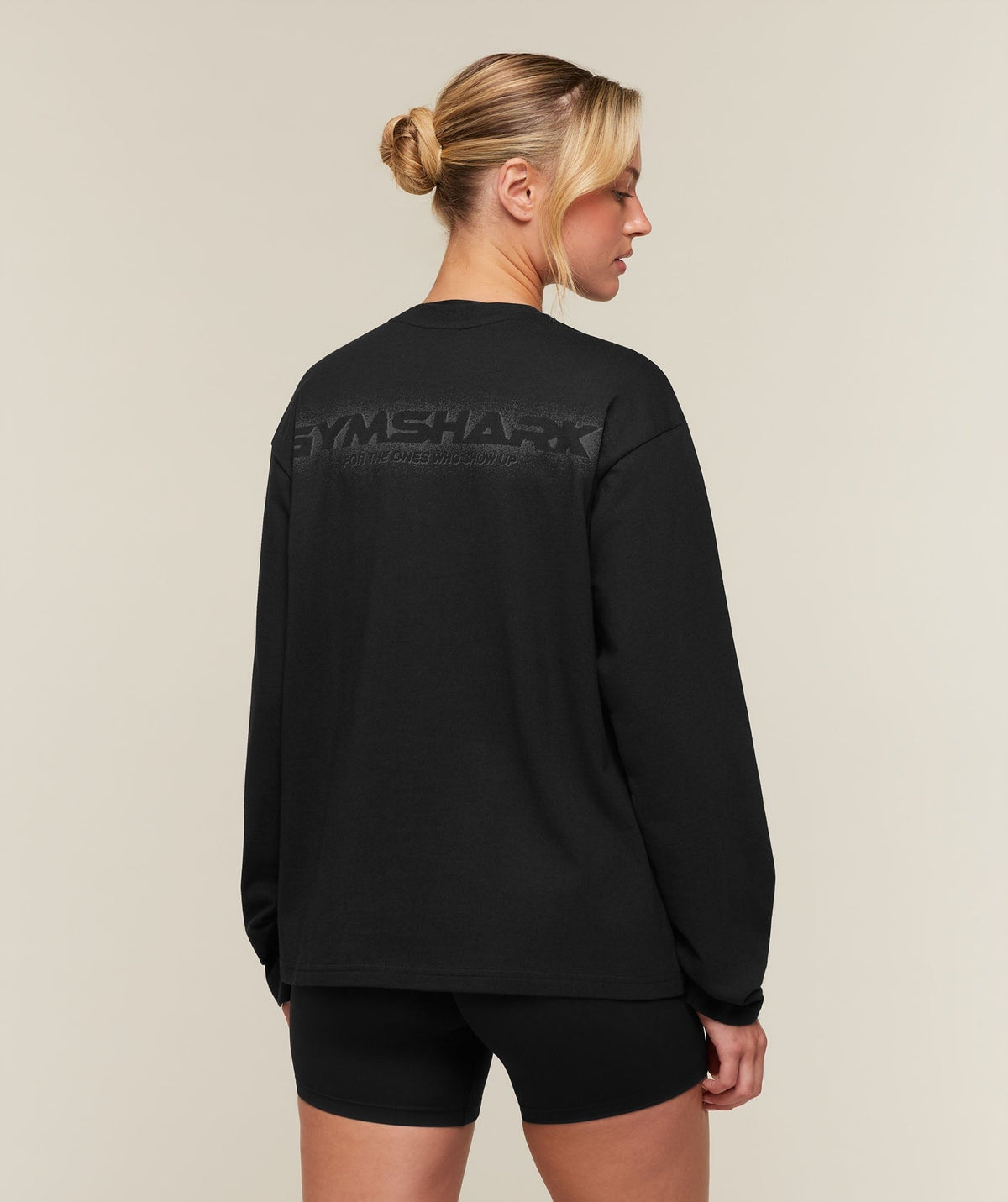 For The Ones Who Show Up Graphic Long Sleeve Top