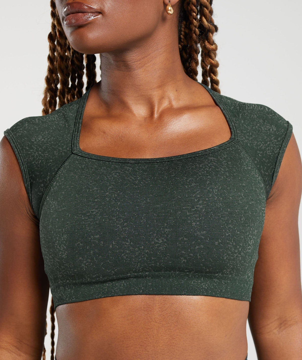 Adapt Fleck Seamless Crop Top