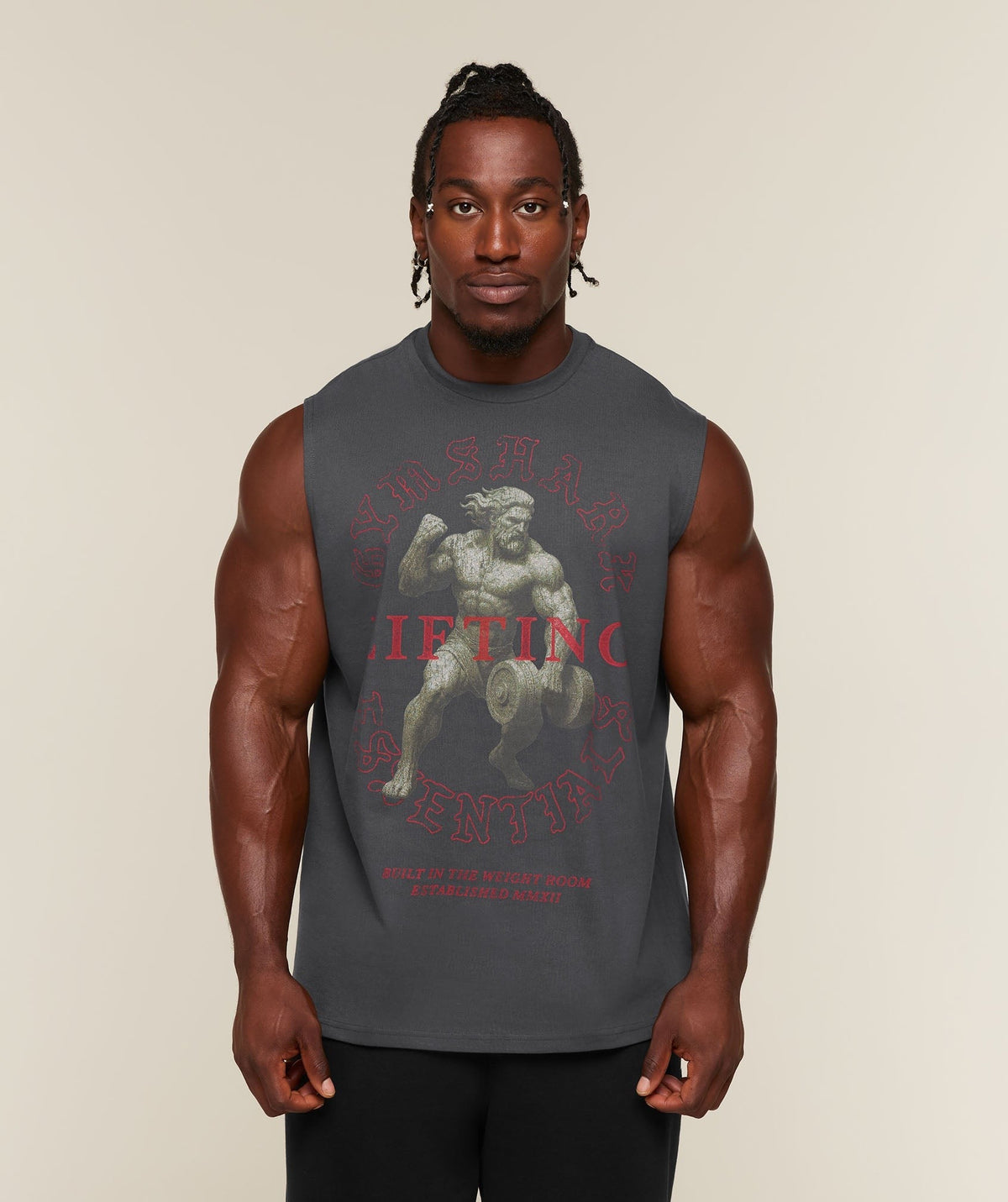Lifting Statue Graphic Tank