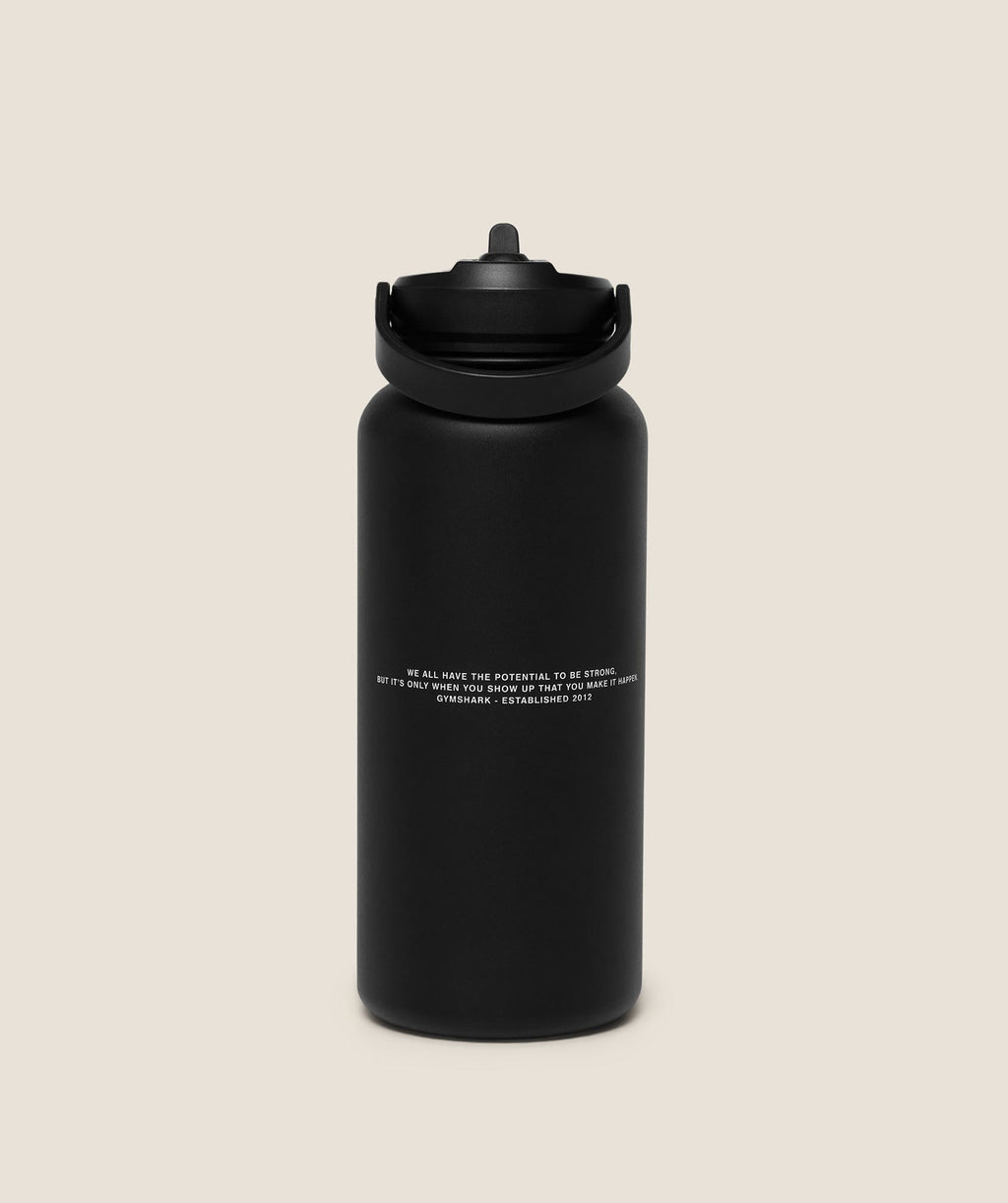 Metal Insulated Straw Bottle 1L