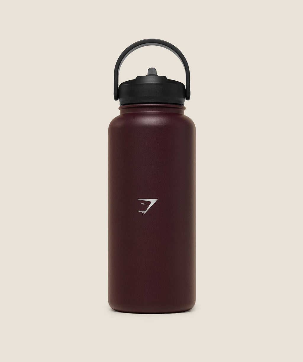 Metal Insulated Straw Bottle 1L