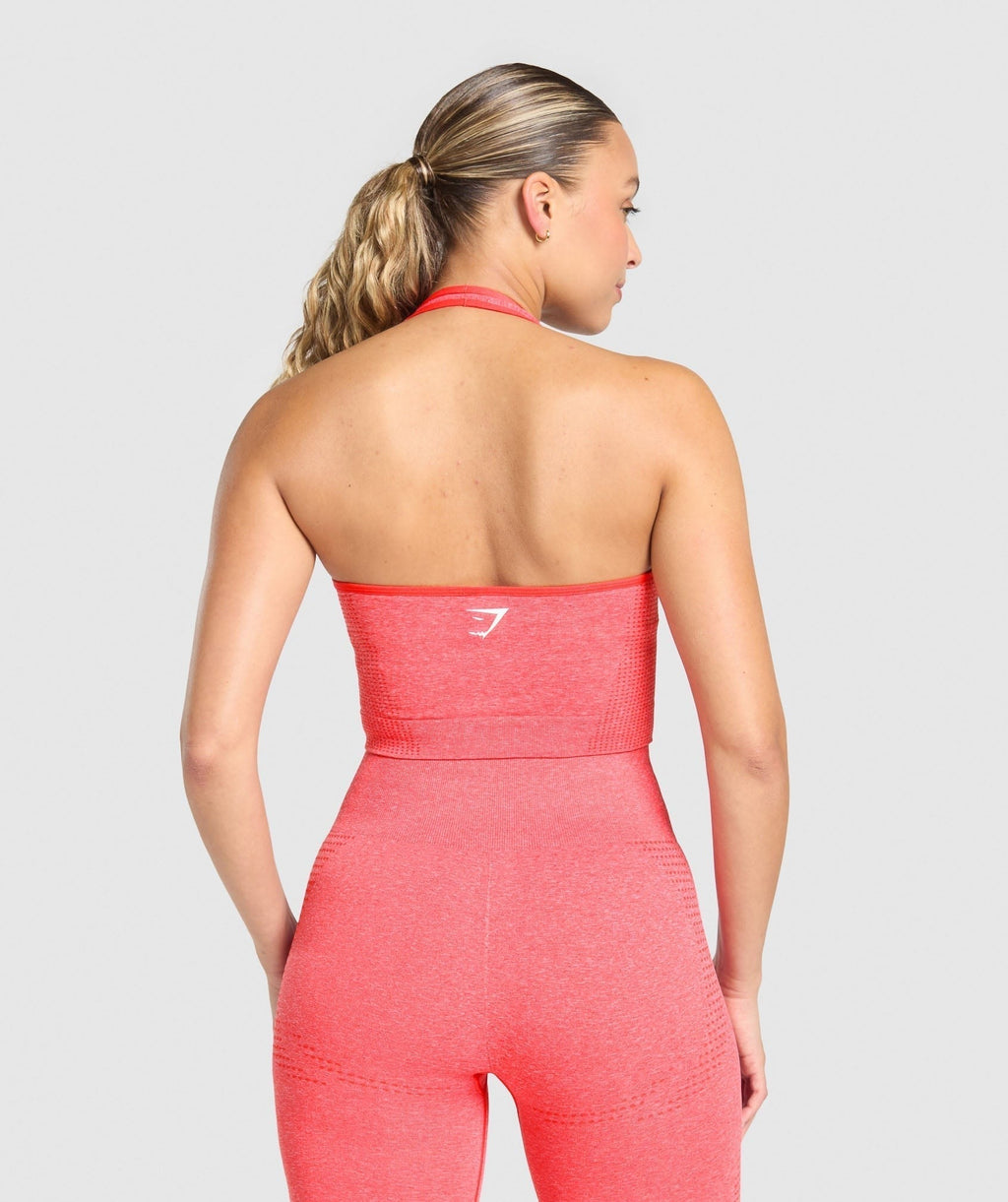 Vital Halter Neck Tank With Shelf