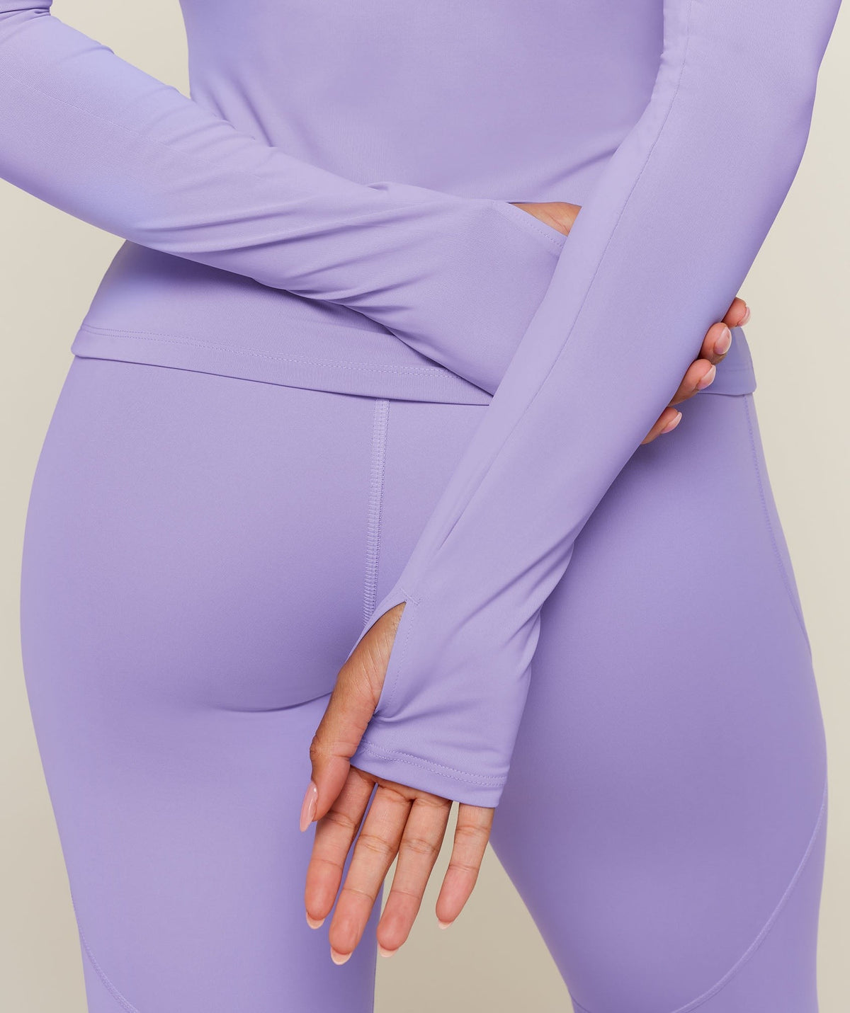 Running High Neck Long Sleeve Top