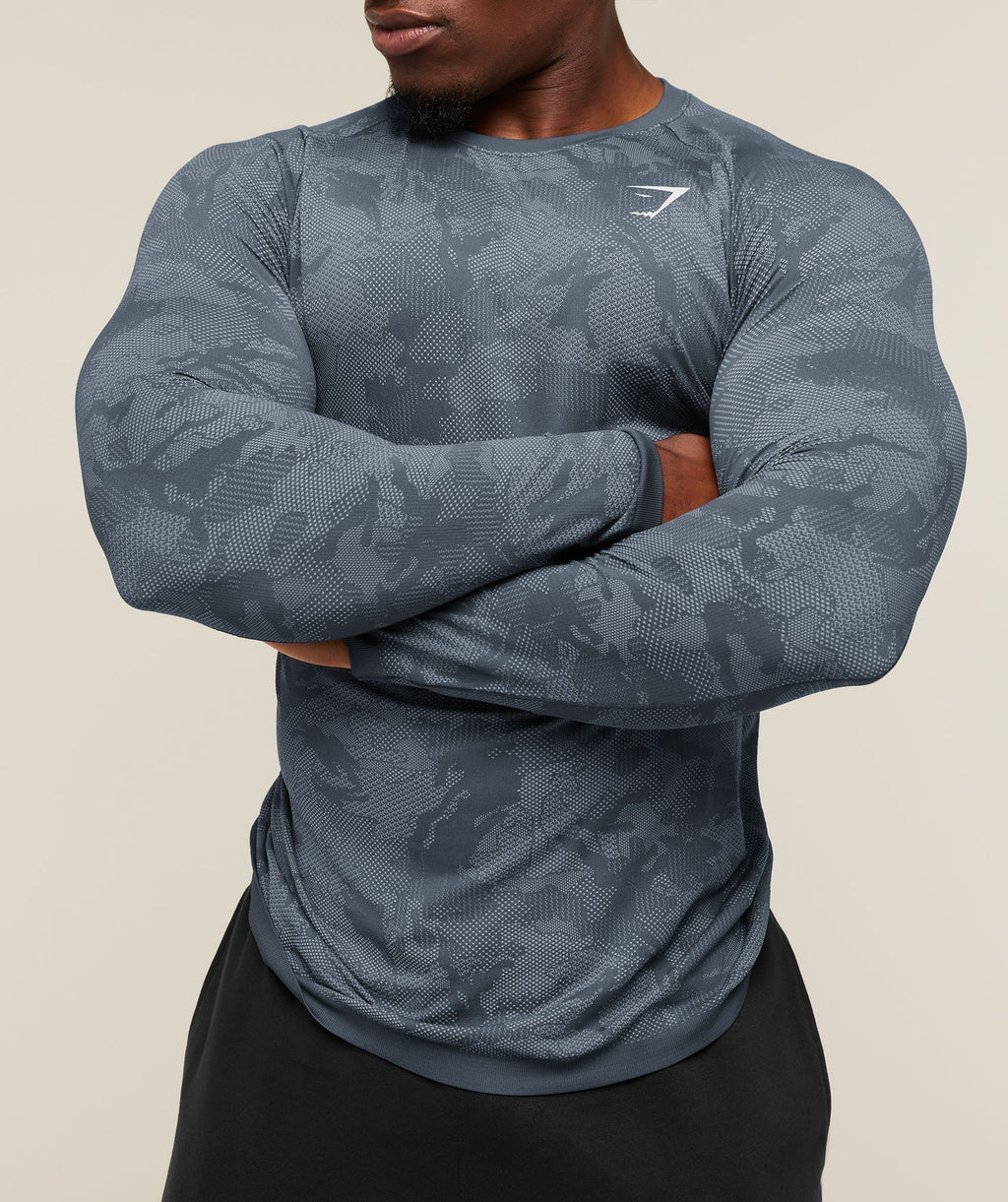Geo Seamless Long Sleeve Tee