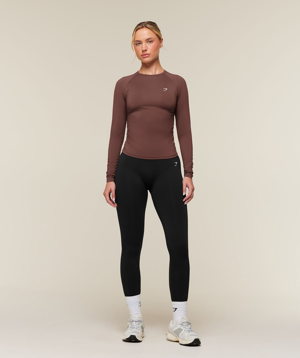 Training Ruche Long Sleeve Top