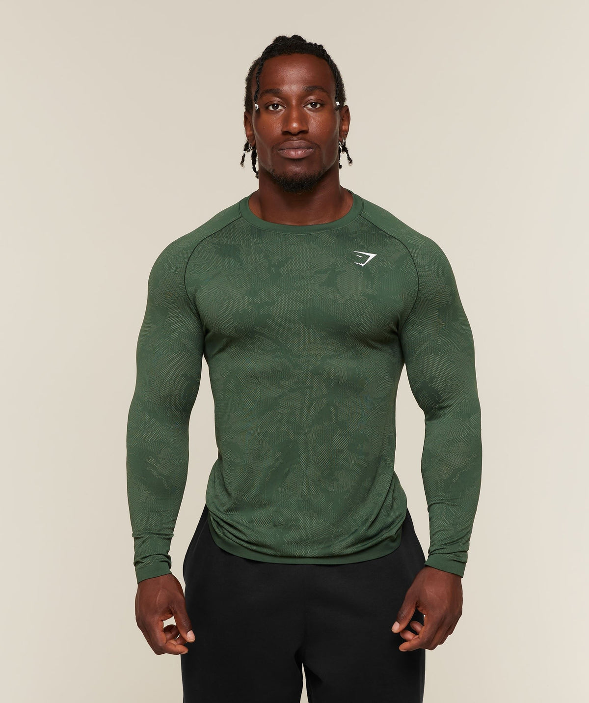 Geo Seamless Long Sleeve Tee