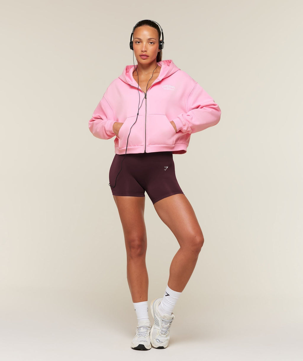 Cosy Luxe Campus Full Zip Hoodie
