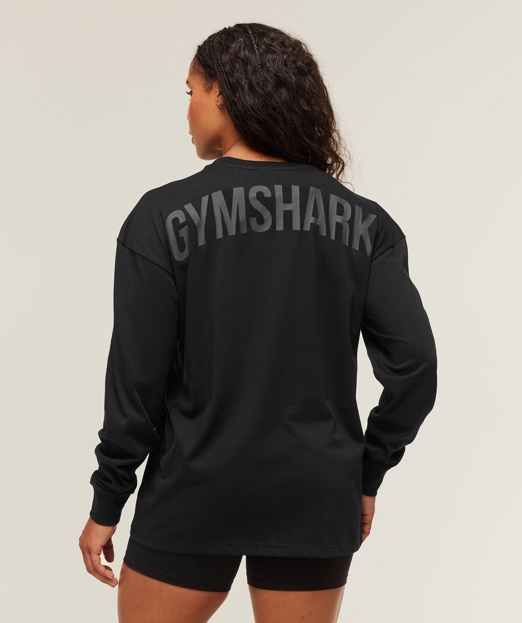 For The Ones Who Show Up Graphic Long Sleeve Top