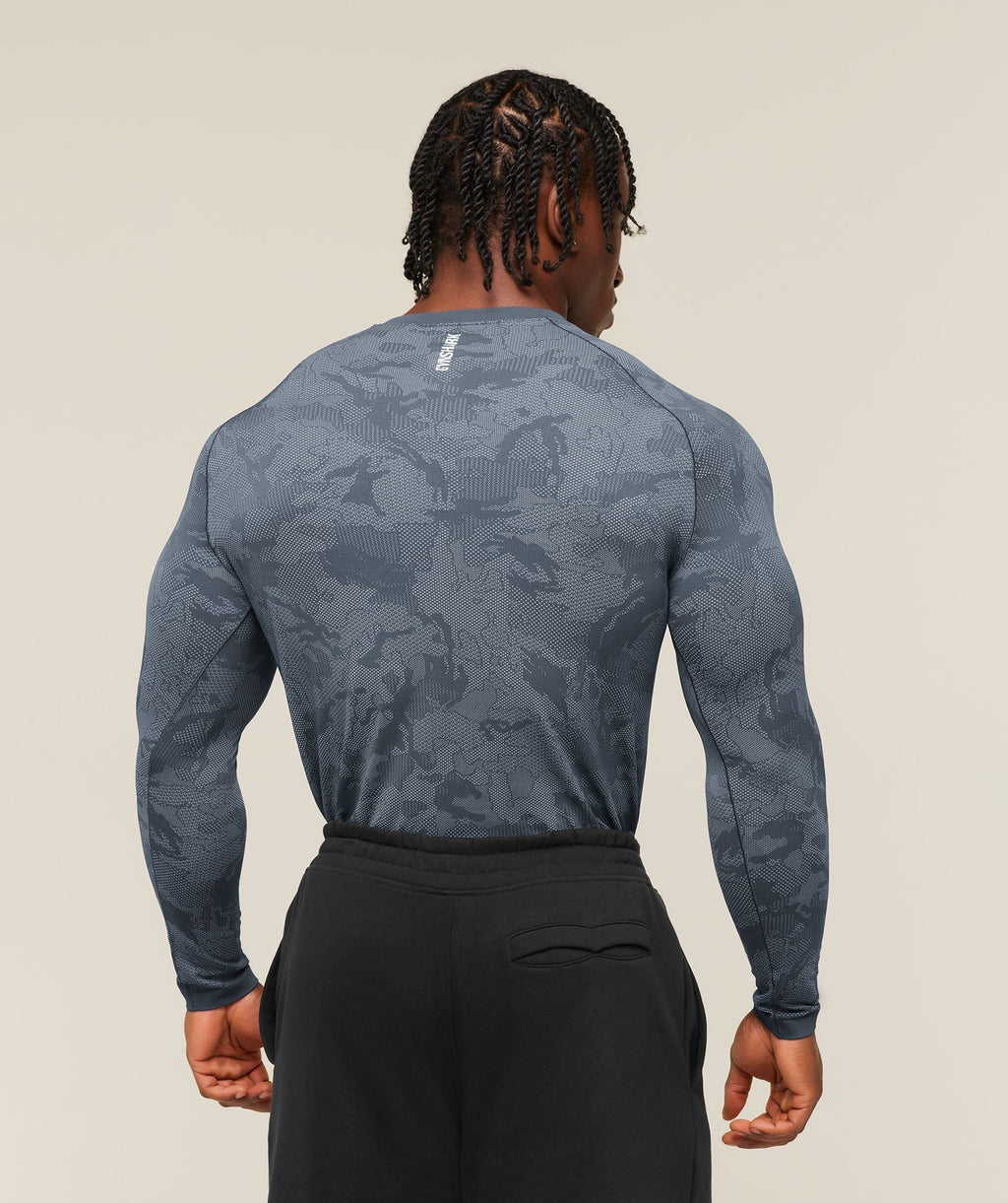 Geo Seamless Long Sleeve Tee