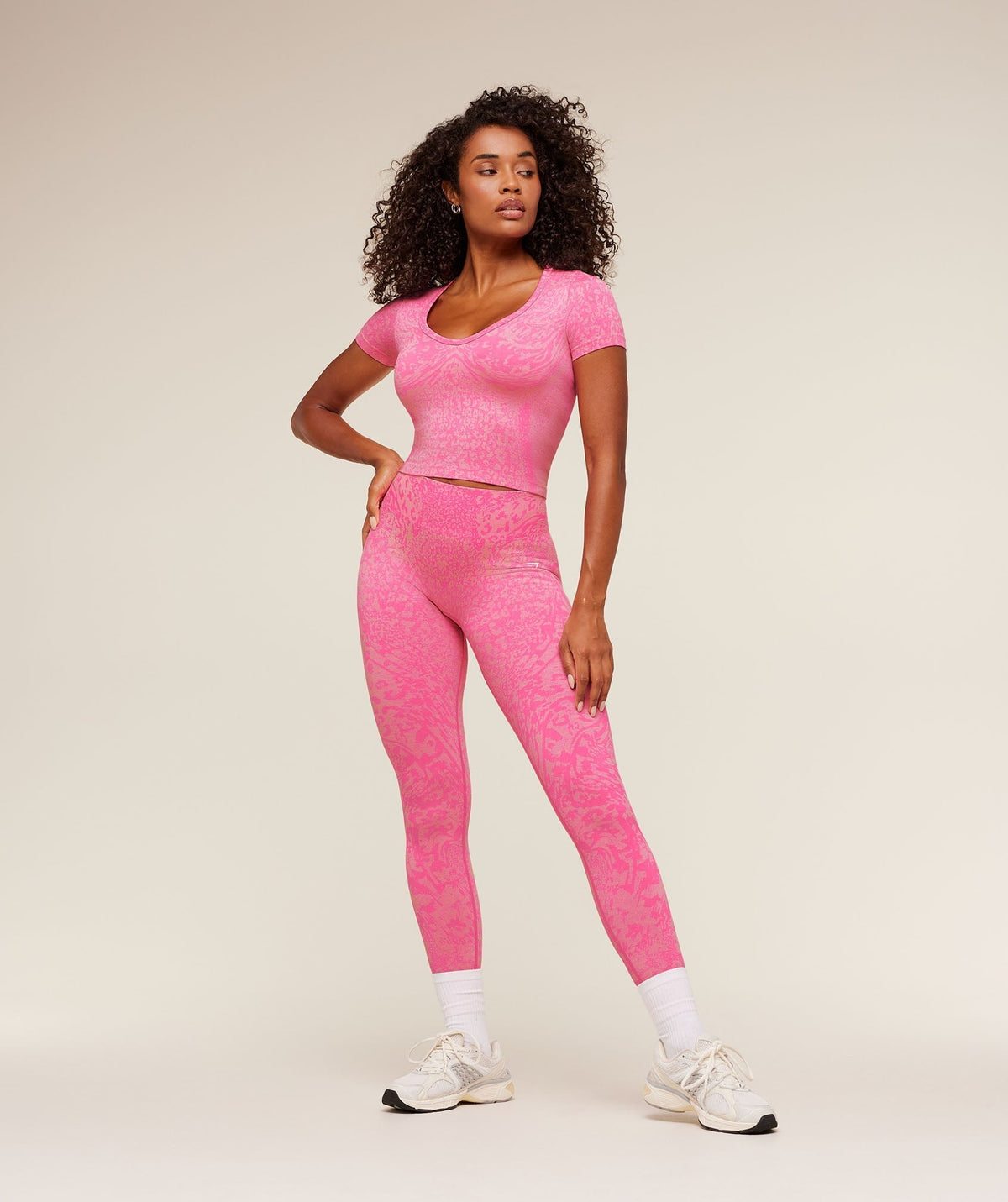 Adapt Animal X Whitney Short Sleeve Top