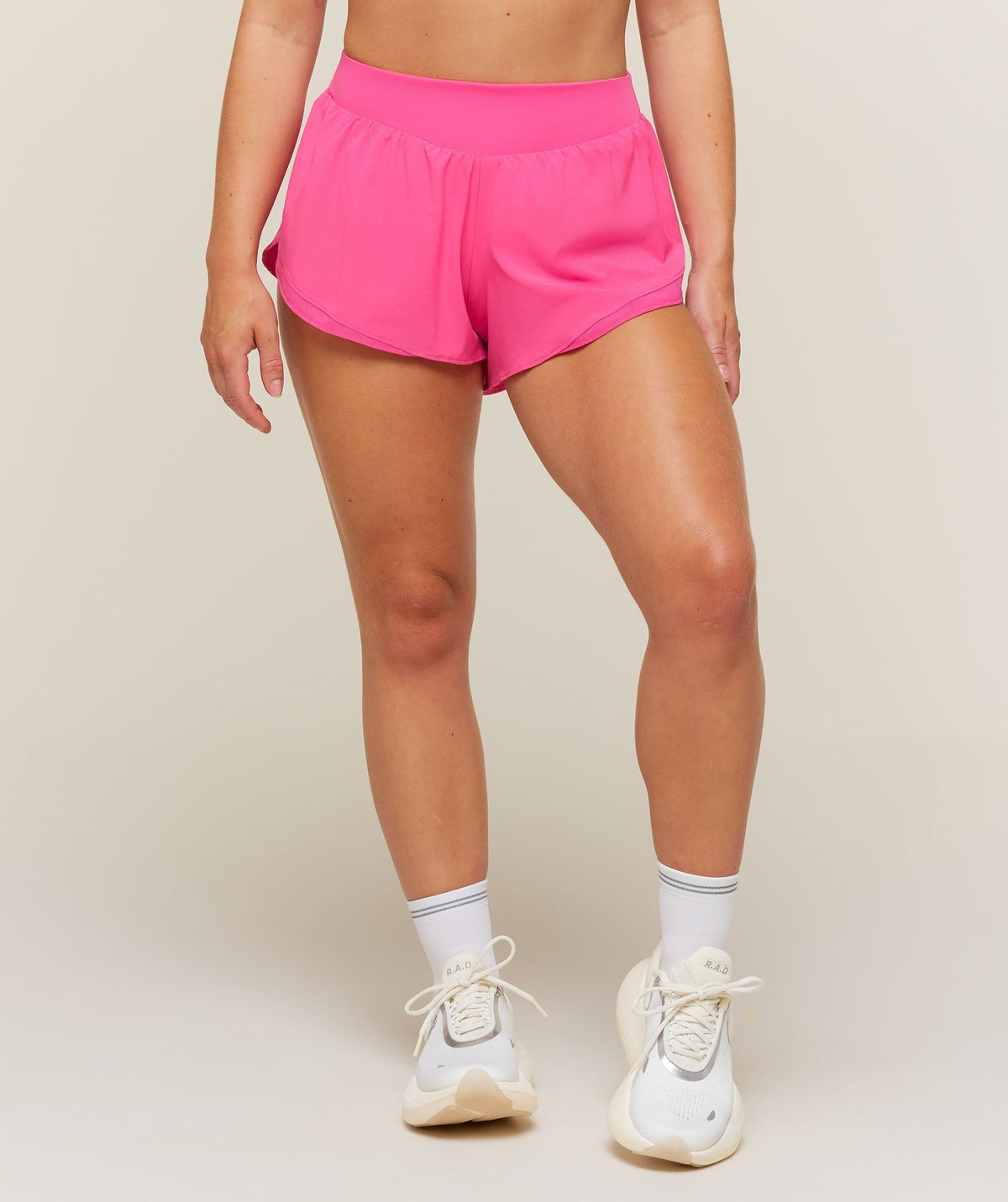 Mesh Sleeveless Tank with Shelf