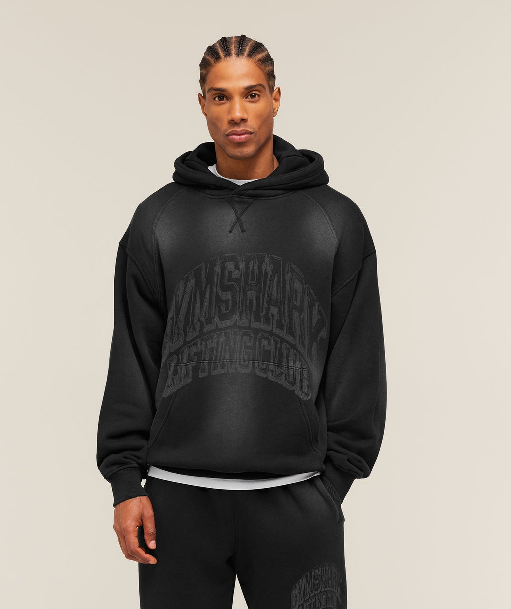 Fade Graphic Zip Through Hoodie