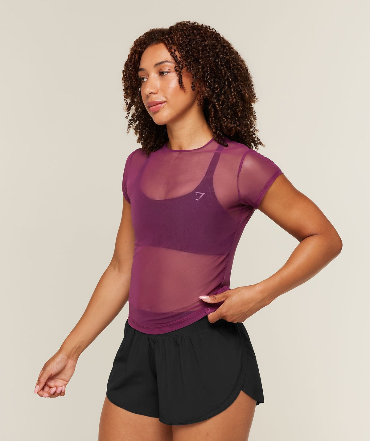 Hybrid Mesh Tee