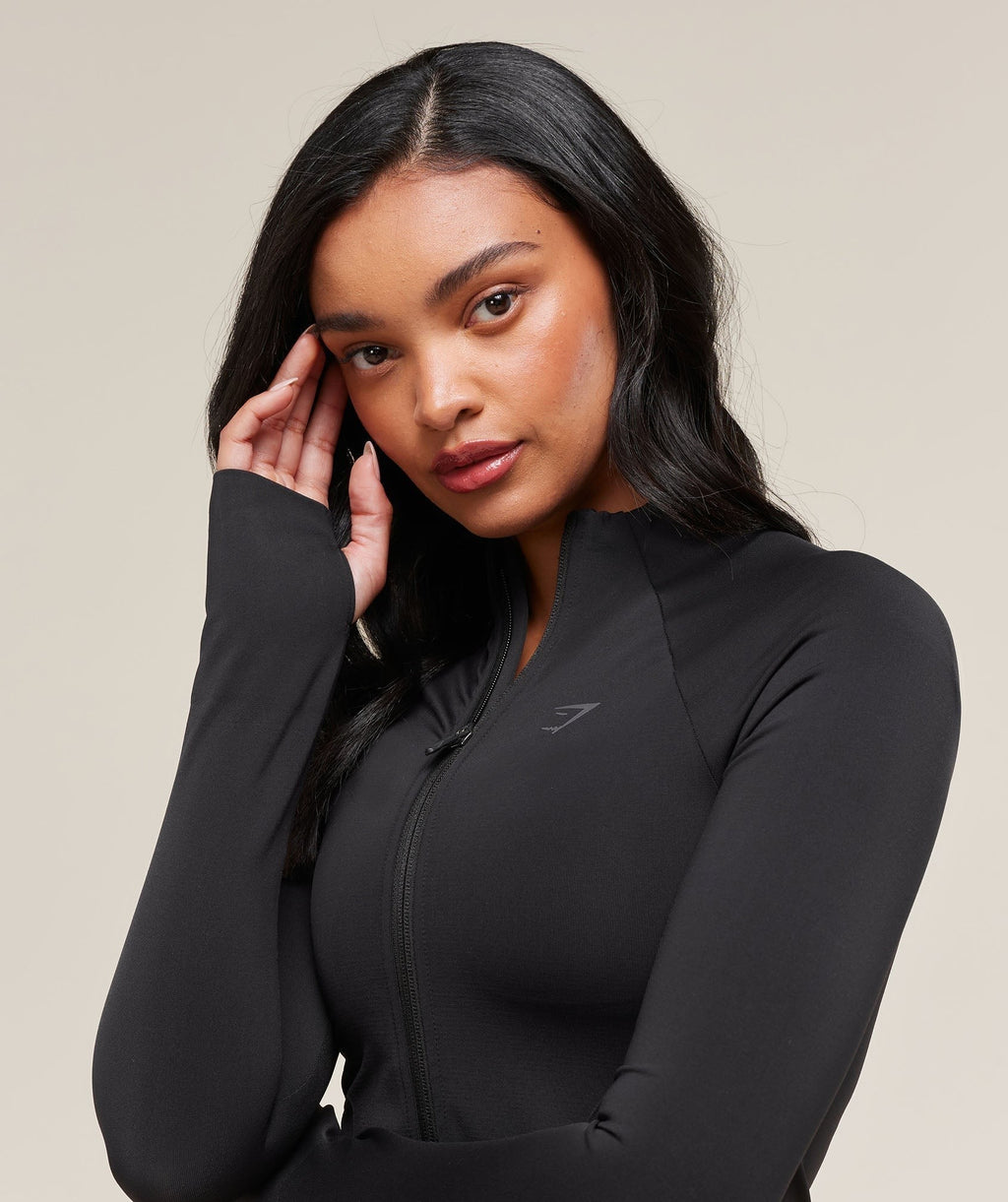 Soft Sculpt Zip Up Jacket