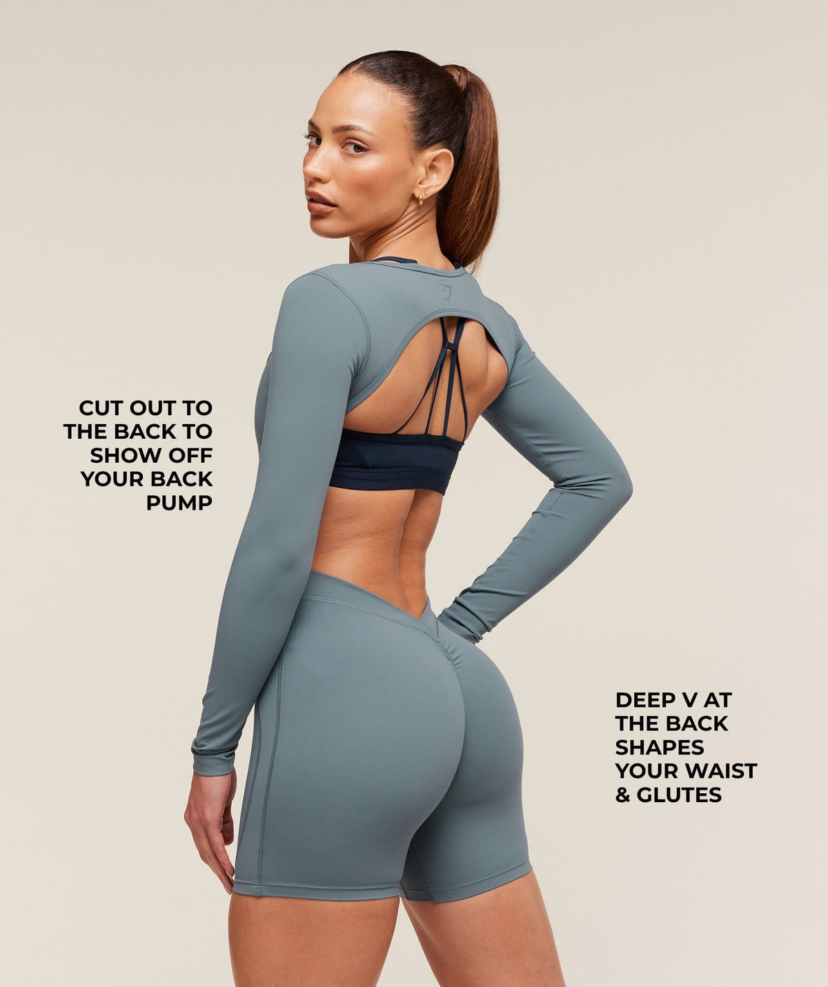 Lifting Dipped Waistband All-In-One