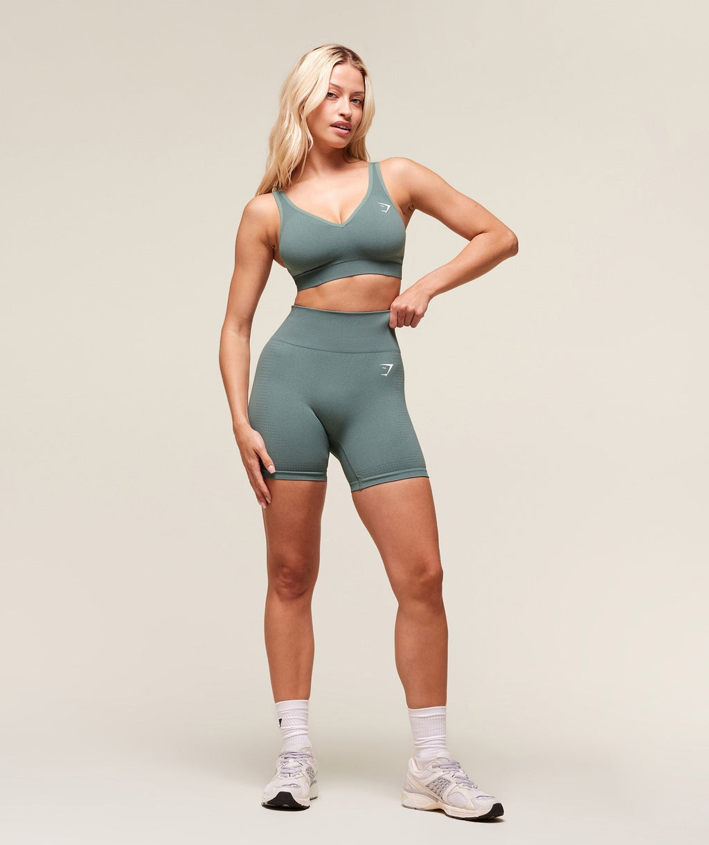 Vital Seamless V Neck Sports Bra