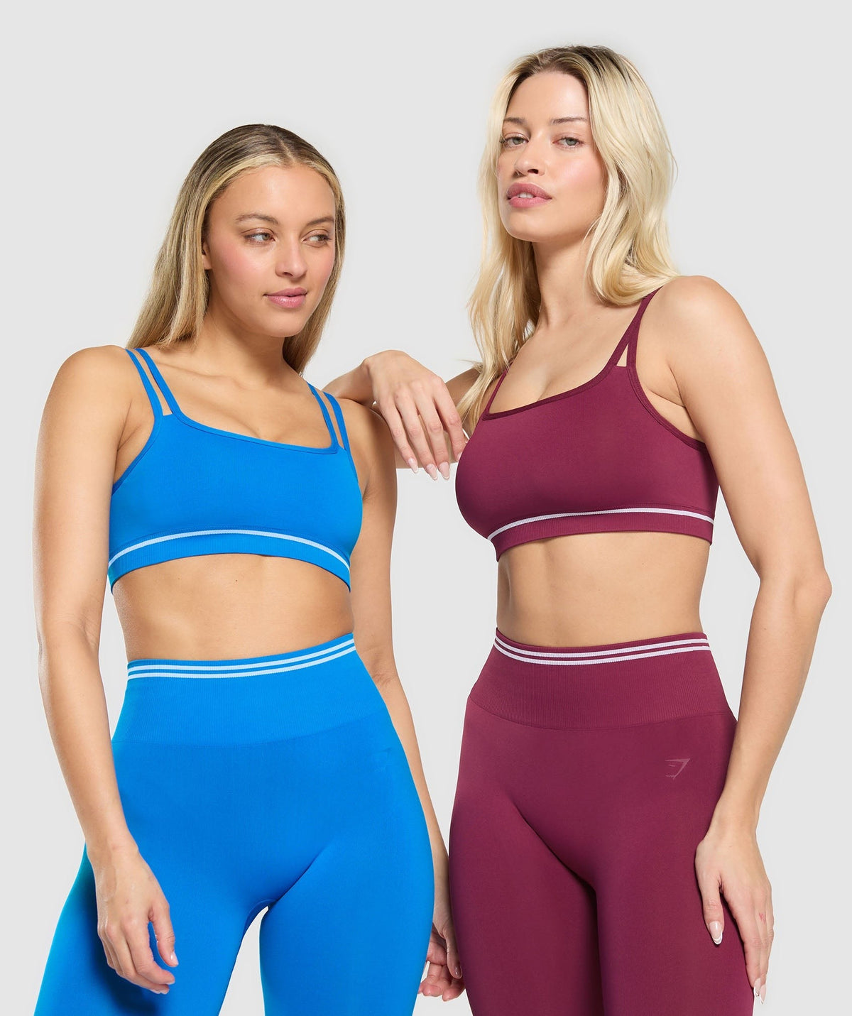 Contrast Seamless Sports Bra