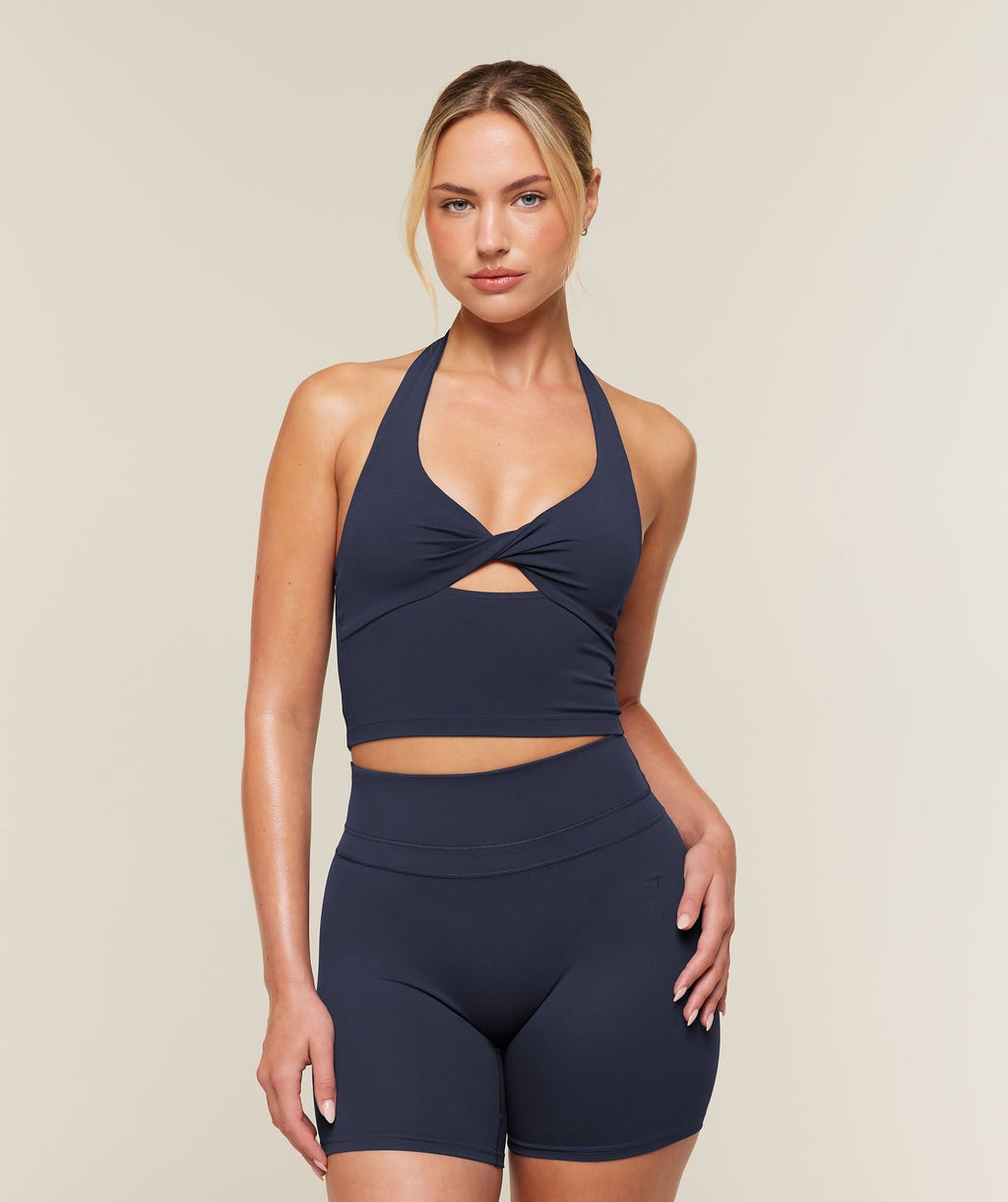 Whitney Twist Front Shelf Tank