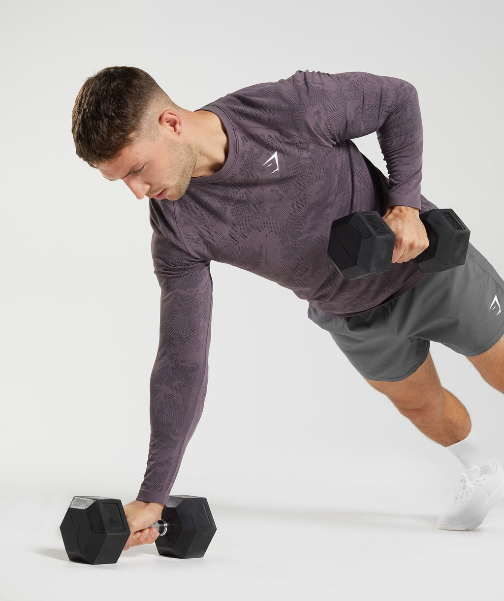 Geo Seamless Long Sleeve Tee