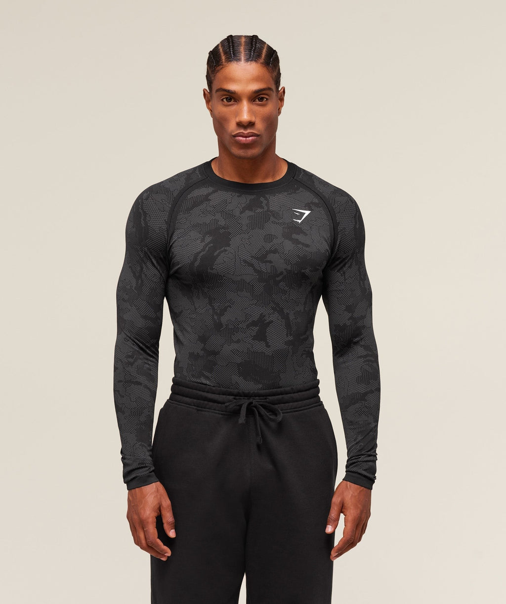 Geo Seamless Long Sleeve Tee