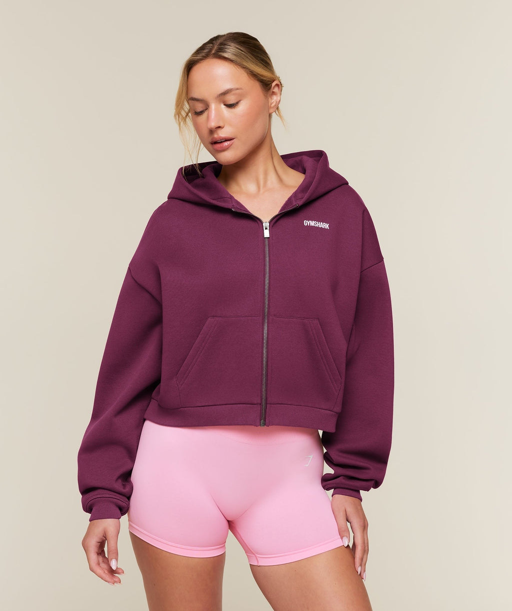 Cosy Luxe Zip Through Hoodie