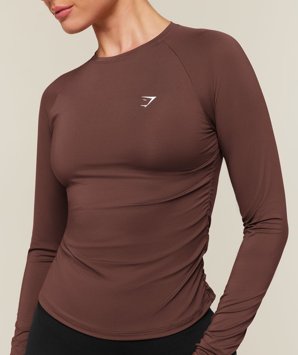 Training Ruche Long Sleeve Top
