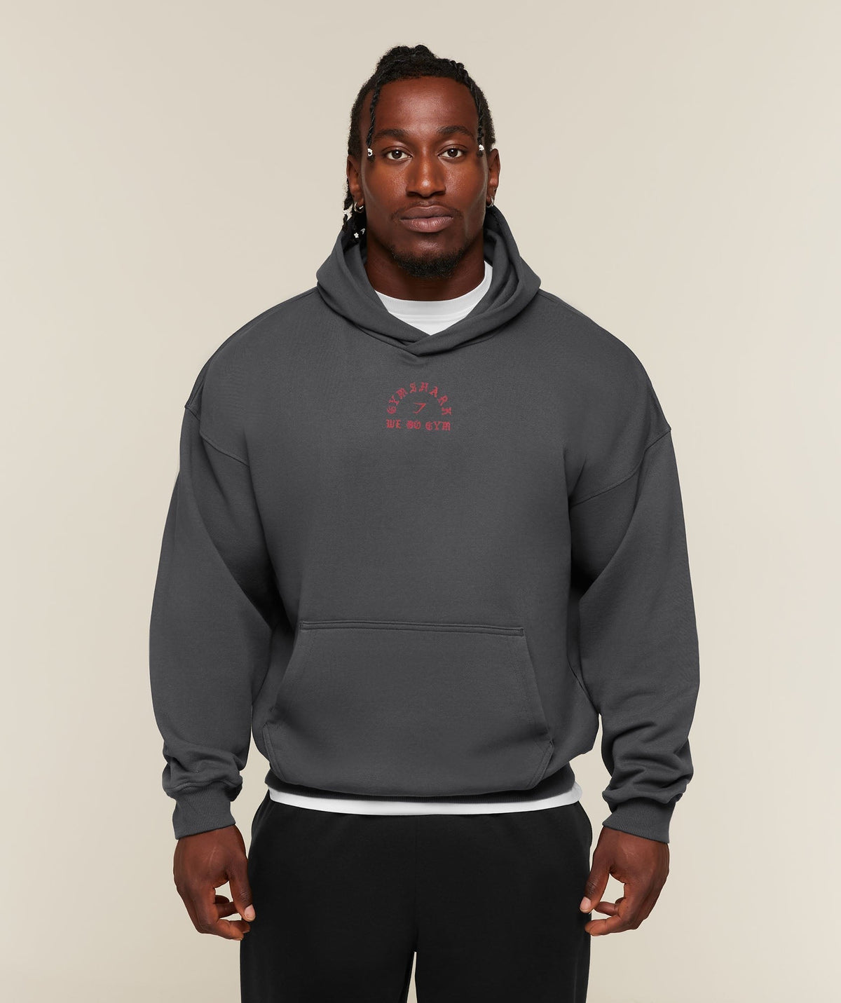 Lifting Statue Graphic Hoodie