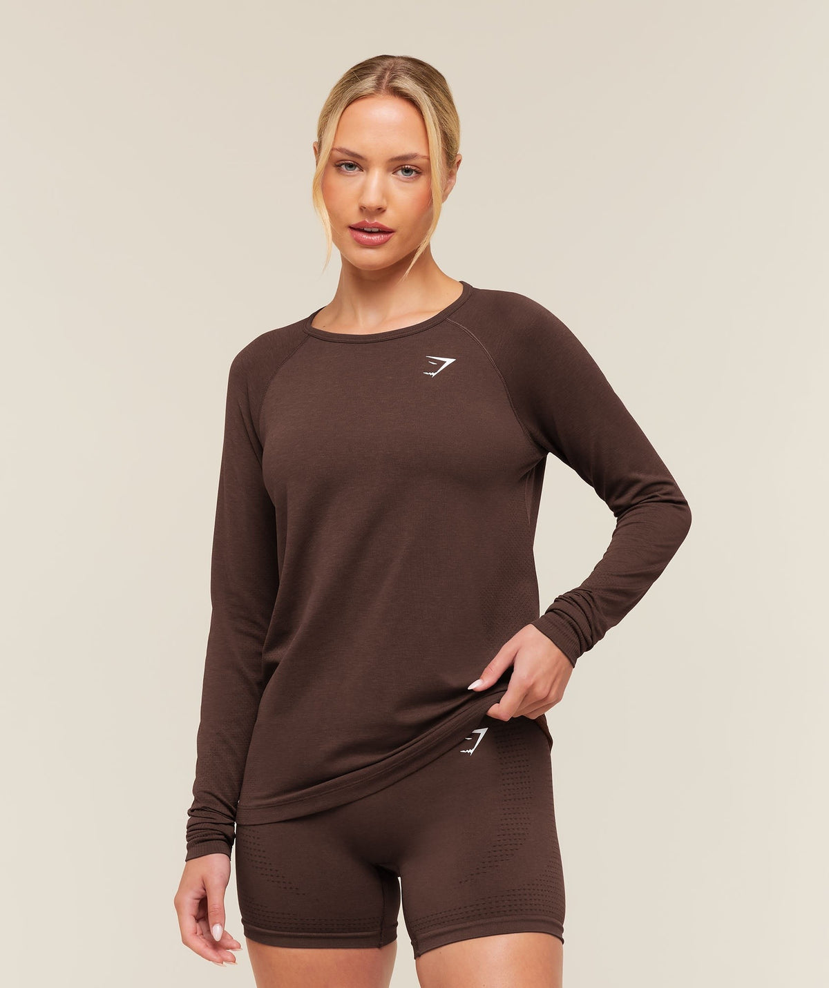For The Ones Who Show Up Graphic Long Sleeve Top