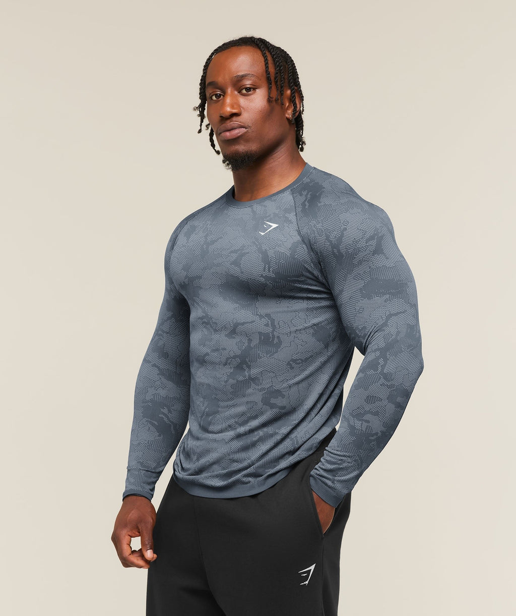 Geo Seamless Long Sleeve Tee